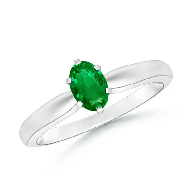 Green_Emerald_925_Sterling_Silver_Tapered_Shank_Ring