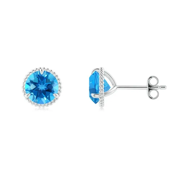 Blue_Topaz_925_Sterling_Silver_Claw_Set_Stud_Earring