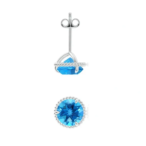 Blue_Topaz_925_Sterling_Silver_Claw_Set_Stud_Earring