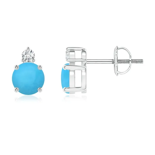 Blue_Turquoise_925_Sterling_Silver_Basket_Set_Stud_Earring