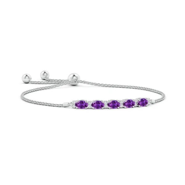 Purple_Amethyst_925_Sterling_Pure_Silver_Bolo_Bracelet