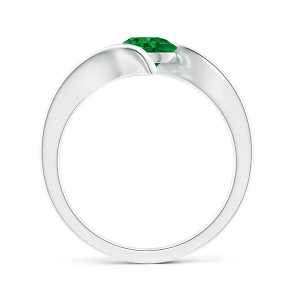 Green_Emerald_925_Sterling_Silver_Bar-Set_Bypass_Ring