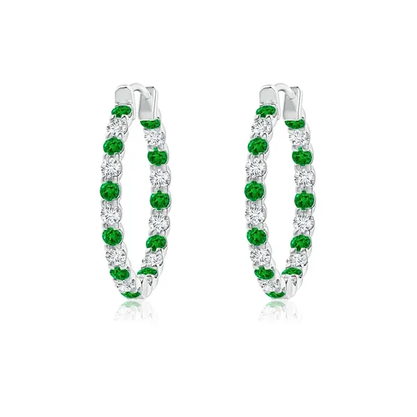 Green_Emerald_925_Sterling_Silver_Prong_Set_Hoop_Earring