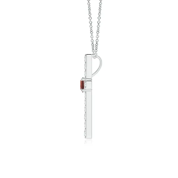 Red_Garnet_925_Pure_Sterling_Silver_Round_Cross_Pendant