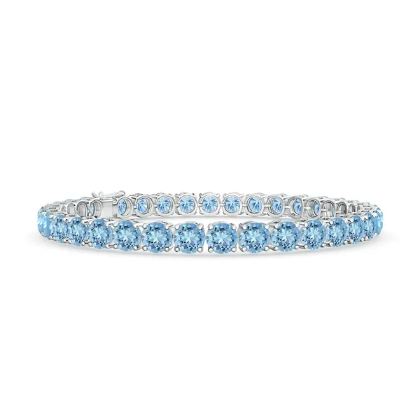 Blue_Aquamarine_925_Sterling_Pure_Silver_Tennis_Bracelet