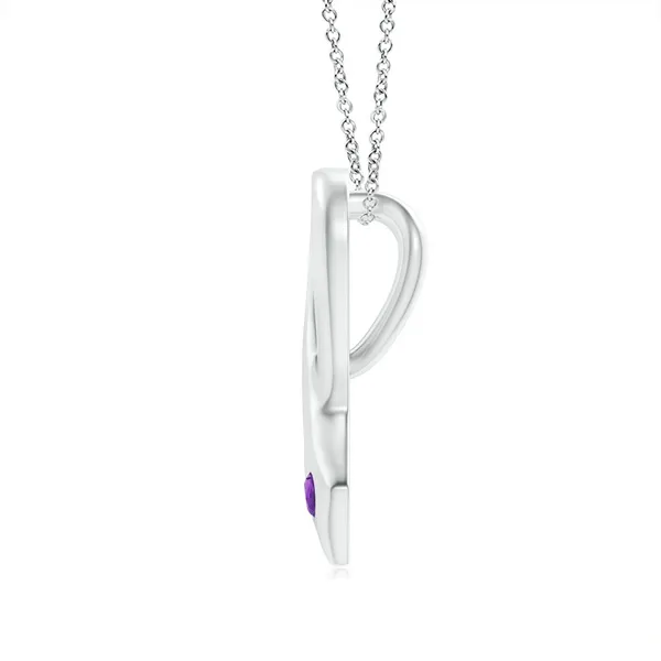 Purple_Amethyst_925_Pure_Sterling_Silver_Round_Ribbon_Pendant