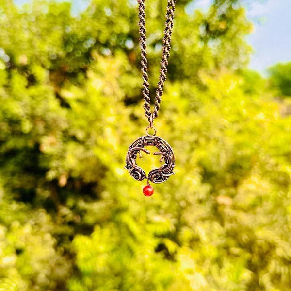 Red_Onyx_Healing_Gemstone_Copper_Wire_Wrap_Black_Oxidised_Chain_Pendant_(1.77_Cm)