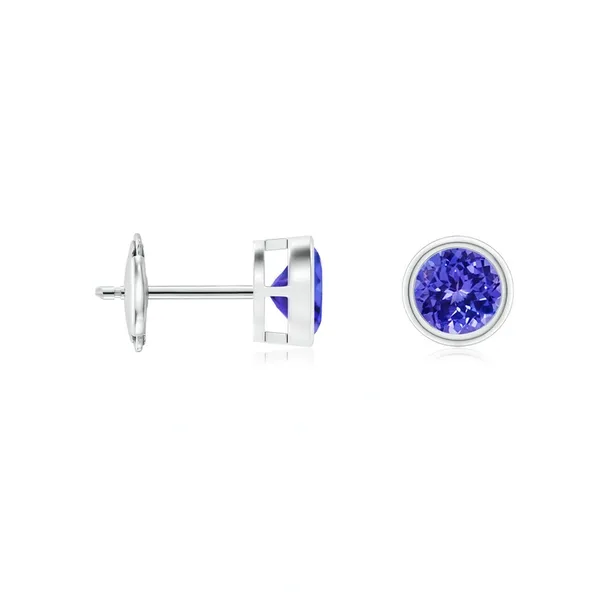 Blue_Tanzanite_925_Sterling_Silver_Prong_Set_Stud_Earring