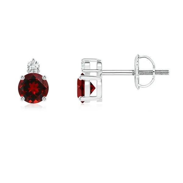 Red_Garnet_925_Sterling_Silver_Basket_Set_Stud_Earring