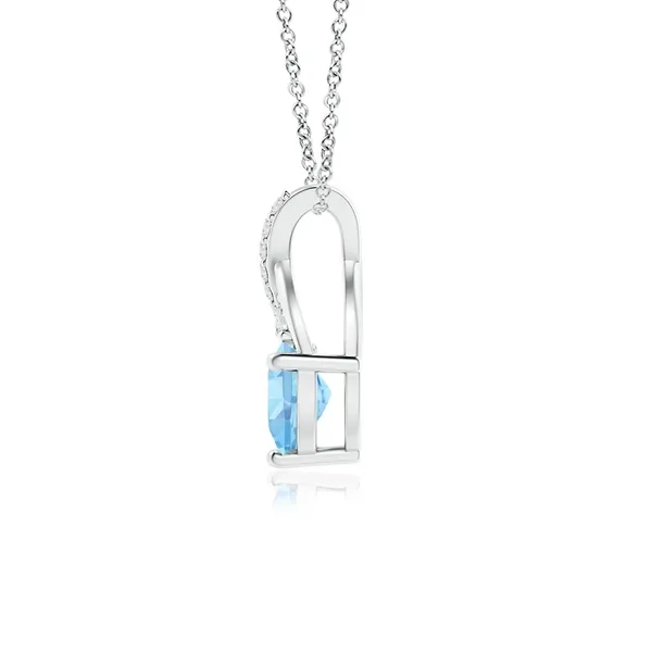 Blue_Aquamarine_925_Pure_Sterling_Silver_Heart_Twisted_Pendant