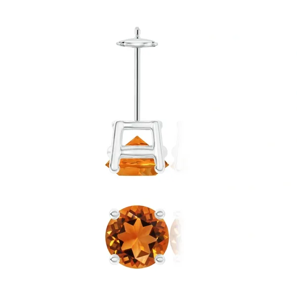 Yellow_Citrine_925_Sterling_Silver_Prong_Set_Stud_Earring