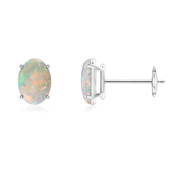 Multicolor_Ethiopian_Opal_925_Sterling_Silver_Prong_Set_Stud_Earring