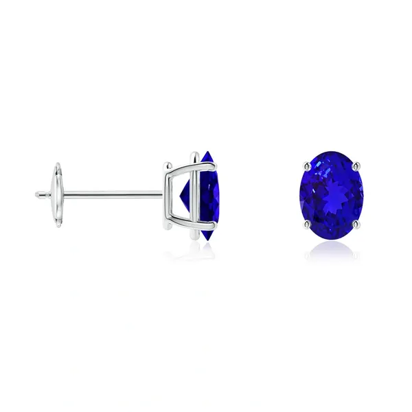 Blue_Tanzanite_925_Sterling_Silver_Prong_Set_Stud_Earring