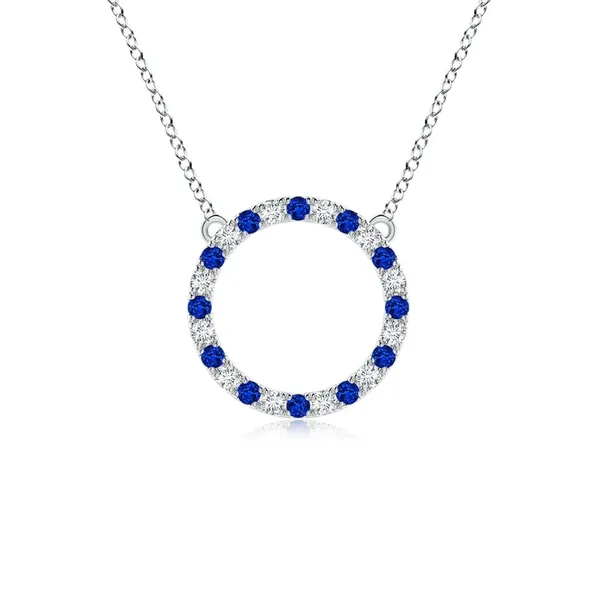 Blue_Sapphire_925_Pure_Silver_Open_Circle_Eternity_Necklace
