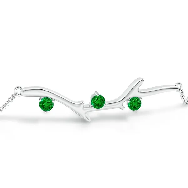 Green_Emerald_925_Sterling_Pure_Silver_Tree_Branch_Bracelet