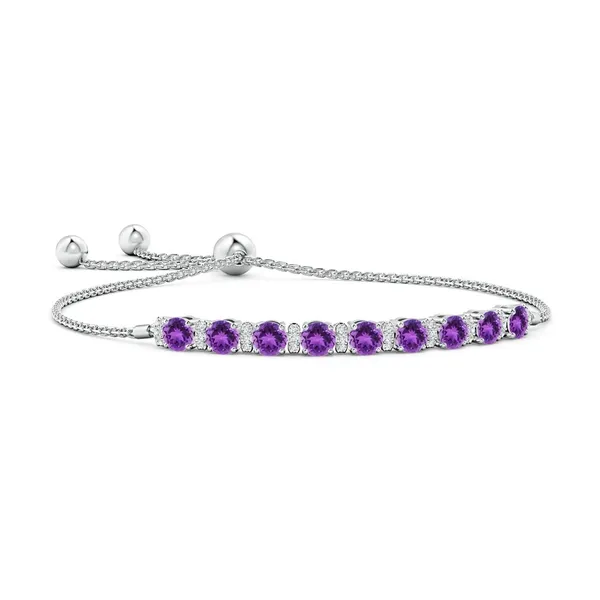 Purple_Amethyst_925_Sterling_Pure_Silver_Bolo_Bracelet