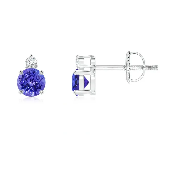 Blue_Tanzanite_925_Sterling_Silver_Basket_Set_Stud_Earring