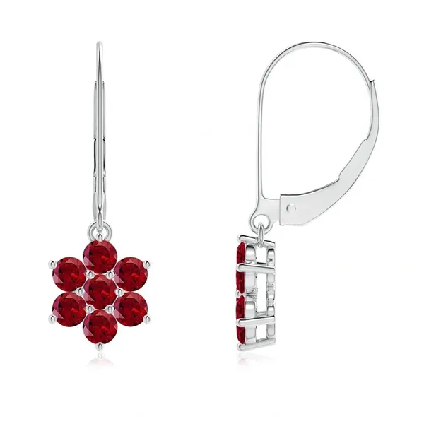 Red_Garnet_925_Sterling_Silver_Cluster_Set_Floral_Earring