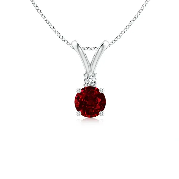 Red_Ruby_925_Pure_Sterling_Silver_Round_V-Bale_Pendant