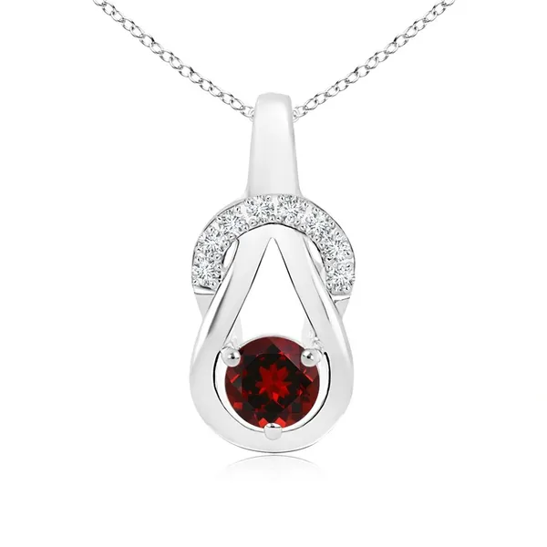 Red_Ruby_925_Pure_Sterling_Silver_Round_Infinity_Knot_Pendant