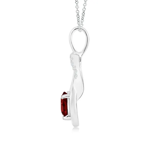Red_Ruby_925_Pure_Sterling_Silver_Round_Infinity_Knot_Pendant