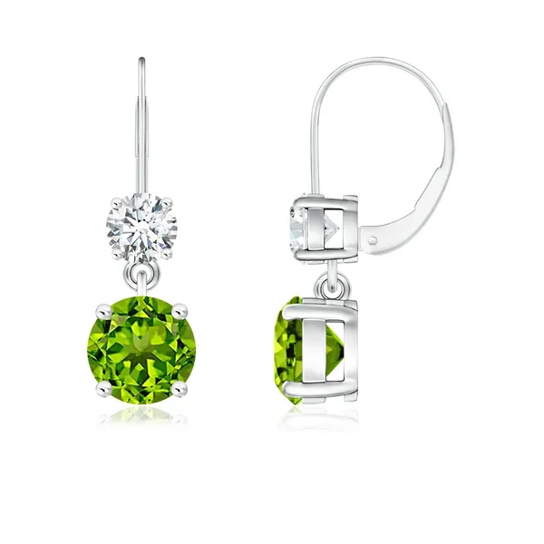 Green_Peridot_925_Sterling_Silver_Cluster_Set_Dangle_Earring