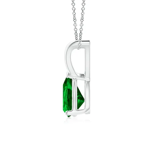 Green_Emerald_925_Pure_Sterling_Silver_Pear_V-Bale_Pendant