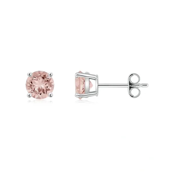 Peach_Morganite_925_Sterling_Silver_Basket_Set_Stud_Earring
