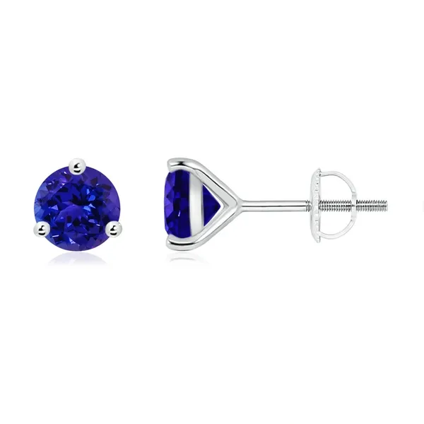 Blue_Tanzanite_925_Sterling_Silver_Martini_Set_Stud_Earring