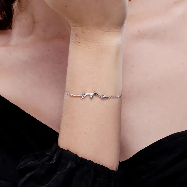 Blue_Aquamarine_925_Sterling_Pure_Silver_Tree_Branch_Bracelet
