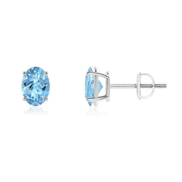 Blue_Aquamarine_925_Sterling_Silver_Prong_Set_Stud_Earring