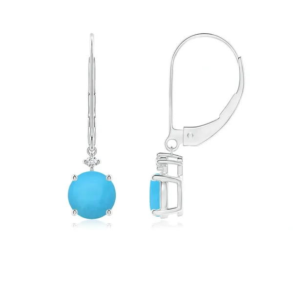 Blue_Turquoise_925_Sterling_Silver_Prong_Set_Drop_Earring