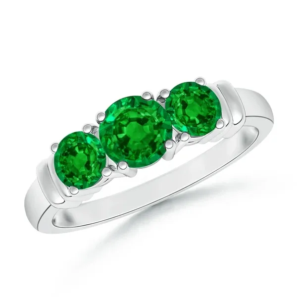 Green_Emerald_925_Sterling_Silver_Prong_Set_Engagement_Ring