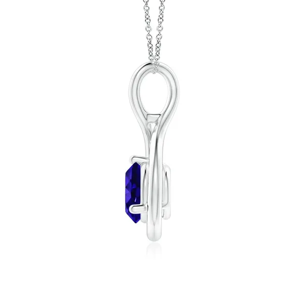 Blue_Tanzanite_925_Pure_Sterling_Silver_Round_Infinity_Twist_Pendant