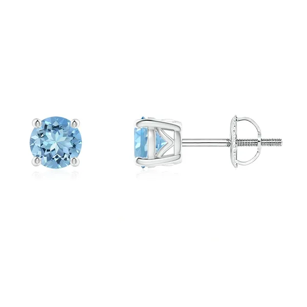 Blue_Aquamarine_925_Sterling_Silver_Prong_Set_Stud_Earring