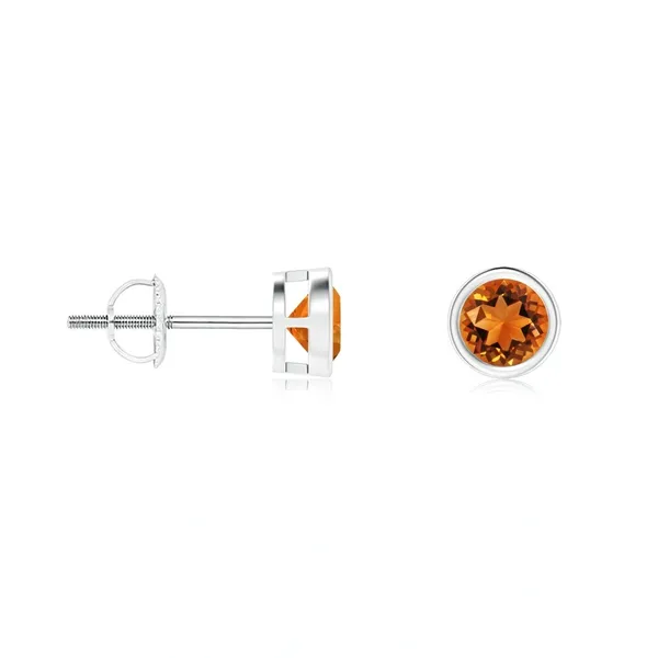Yellow_Citrine_925_Sterling_Silver_Prong_Set_Stud_Earring