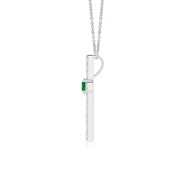 Green_Emerald_925_Pure_Sterling_Silver_Round_Cross_Pendant