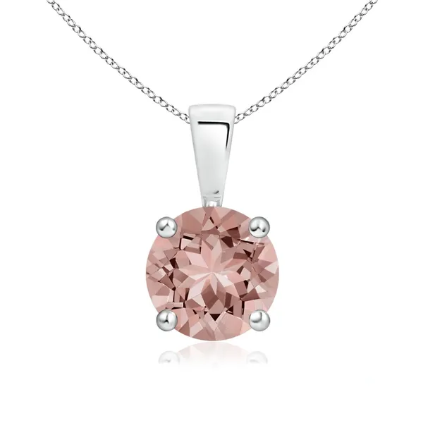 Peach_Morganite_925_Pure_Sterling_Silver_Round_Solitaire_Pendant