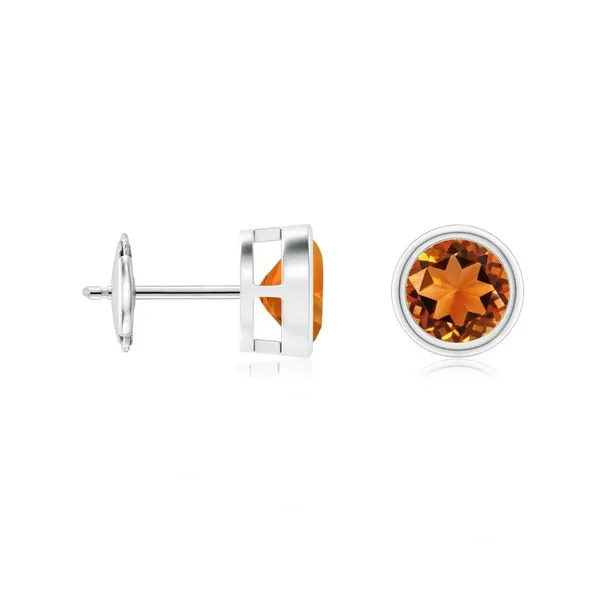 Yellow_Citrine_925_Sterling_Silver_Prong_Set_Stud_Earring