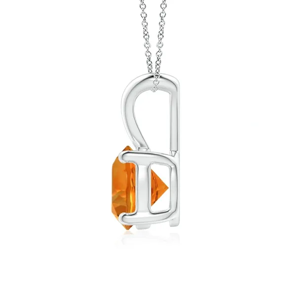 Yellow_Citrine_925_Pure_Sterling_Silver_Round_V-Bale_Pendant