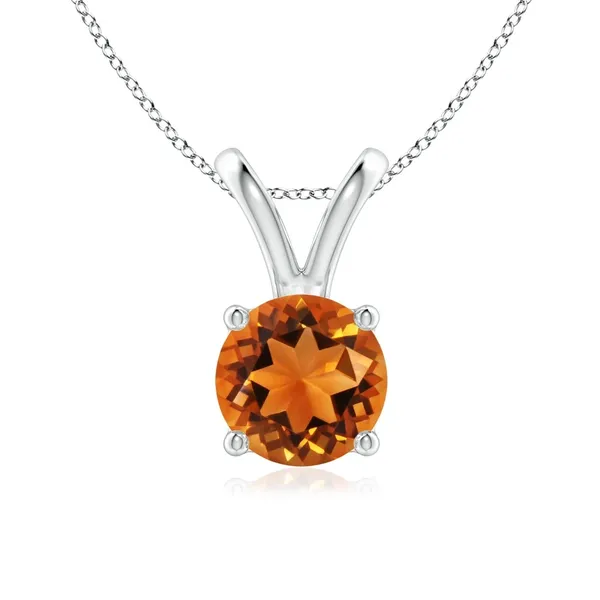 Yellow_Citrine_925_Pure_Sterling_Silver_Round_V-Bale_Pendant