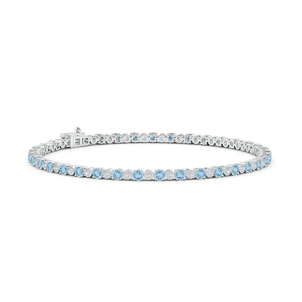 Blue_Aquamarine_925_Sterling_Pure_Silver_Tennis_Bracelet