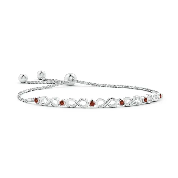 Red_Garnet_925_Sterling_Pure_Silver_Bolo_Bracelet