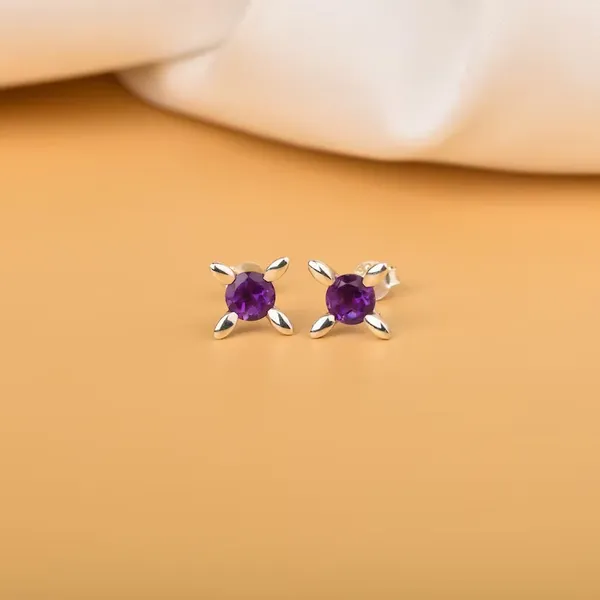 Purple_Amethyst_925_Sterling_Silver_Prong_Set_Stud_Earring
