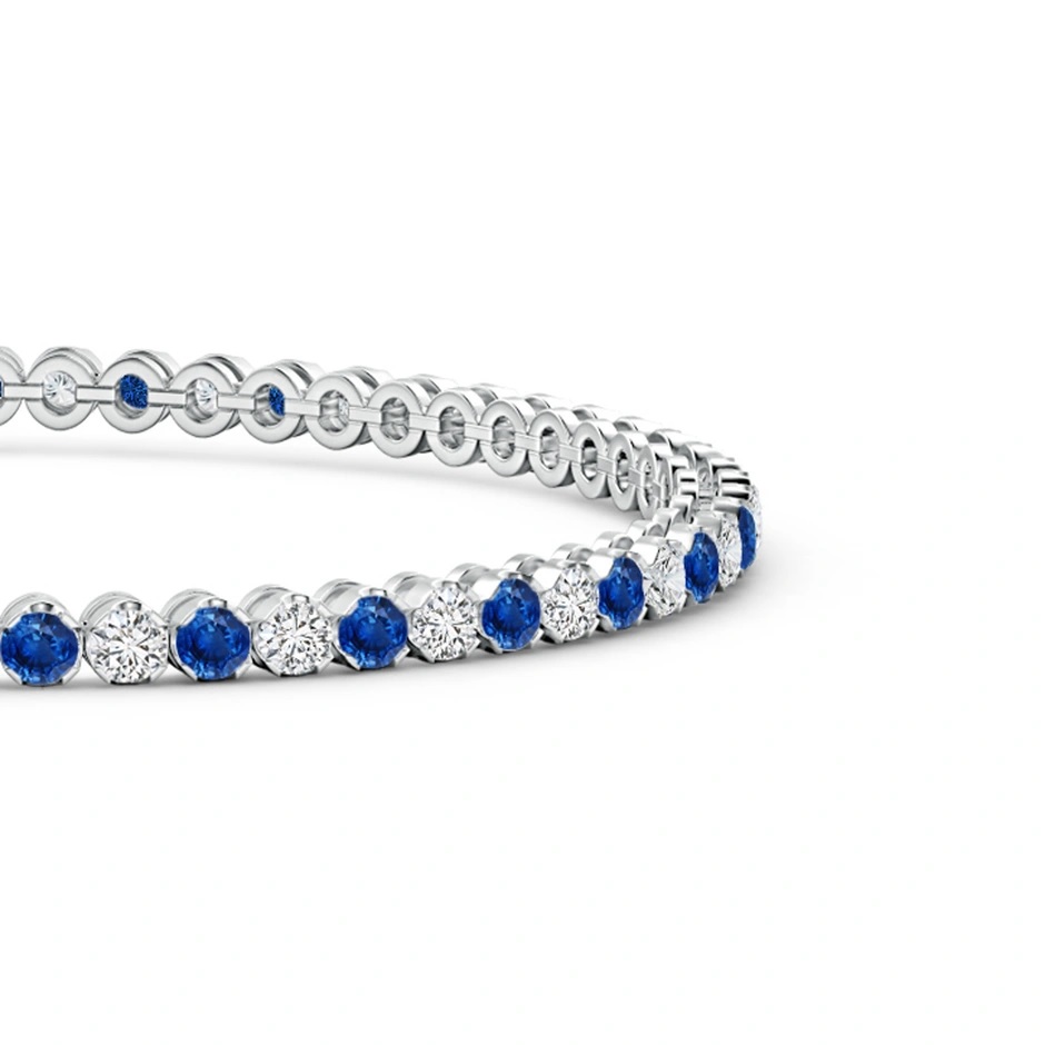 Blue_Sapphire_925_Sterling_Pure_Silver_Tennis_Bracelet