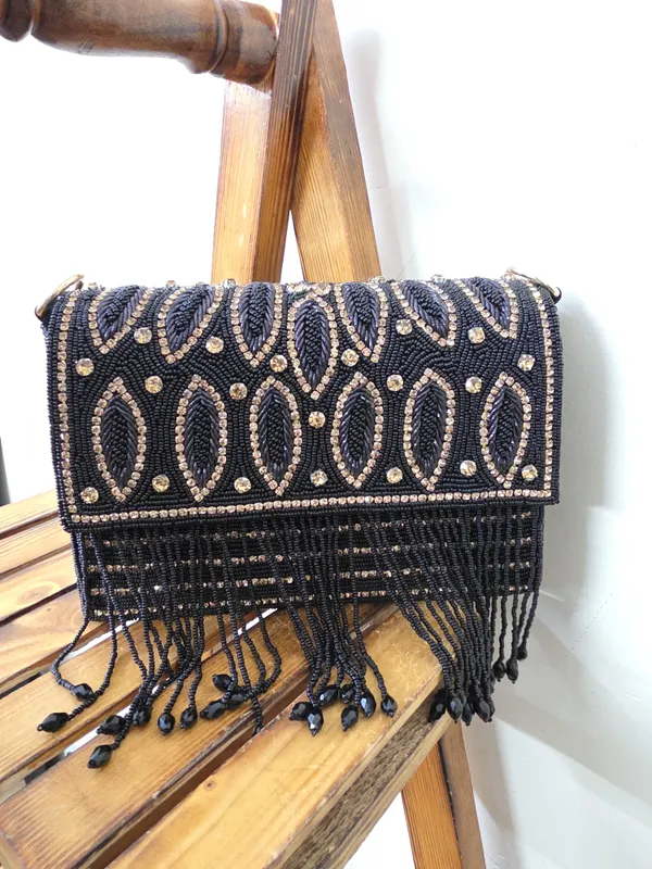 Antique_Bronze_Hand-Embroidered_Fringe_Clutch