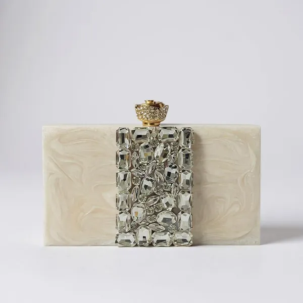 Ivory_Crystal_Box_Clutch_–_Handcrafted_Resin_Marble_with_Diamond_Cut_Stones