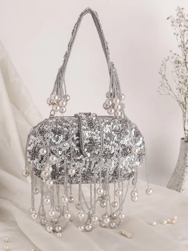 Zayra_Silver_Stardust_Pearl_Handbag