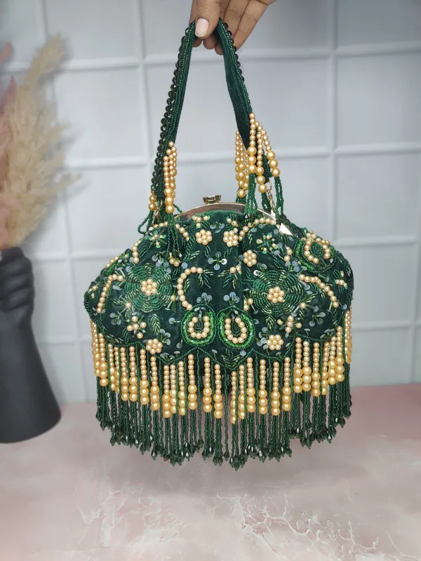 Emerald_Green_Premium_Quality_Hand_Clutch_Embroidery_Bag_For_Women