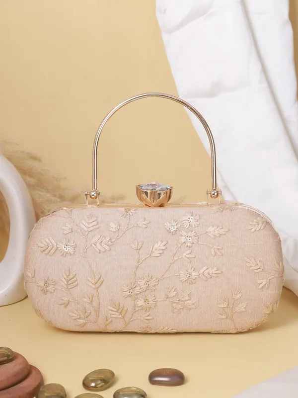 Gold_Toned_Elegant_Embroidered_Beaded_Mirror_Clutch_Bag_With_Tassel_For_Weddings,_Parties,_And_Traditional_Events